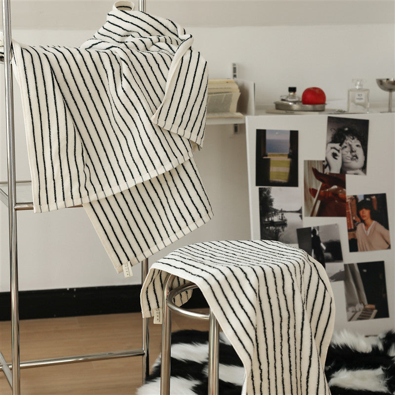 Cotton Fashion Striped Combed Cotton Towel